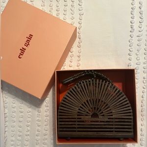 Cult Gaia mini Teak dome bag